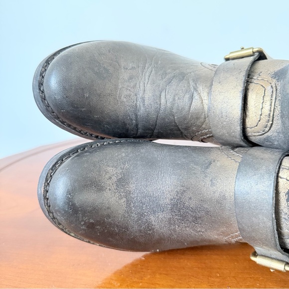 Frye x Coach Special Edition Veronica Tall Distressed Leather Boots | US 6.5 - Picture 9 of 9